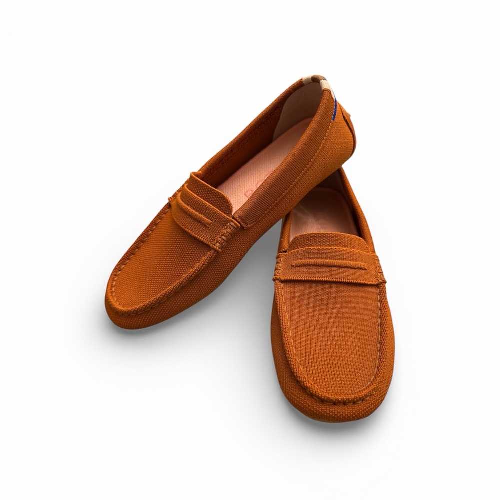 Rothy’s Driver Women’s Loafer Shoes 7.5 Amber